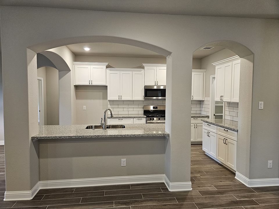 Kitchen from living area.