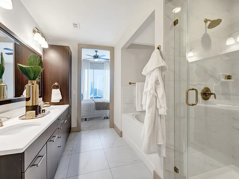 Spa-inspired bathrooms