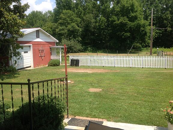 Barn--garden beyond fence