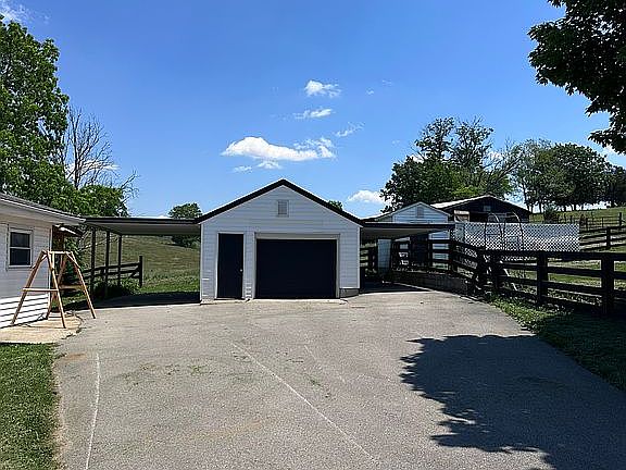 Garage with carports  