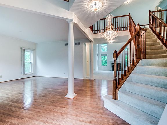 Foyer to living room view