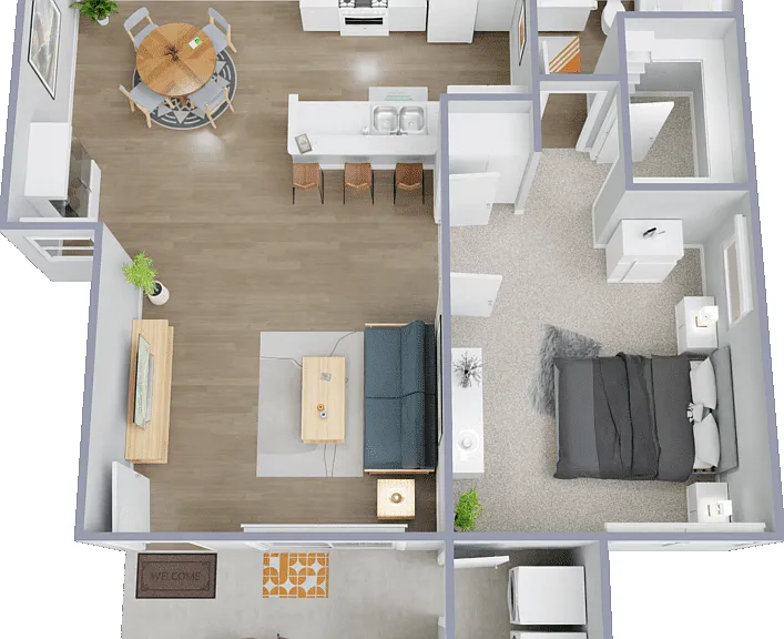 Plan B Floorplan Diagram