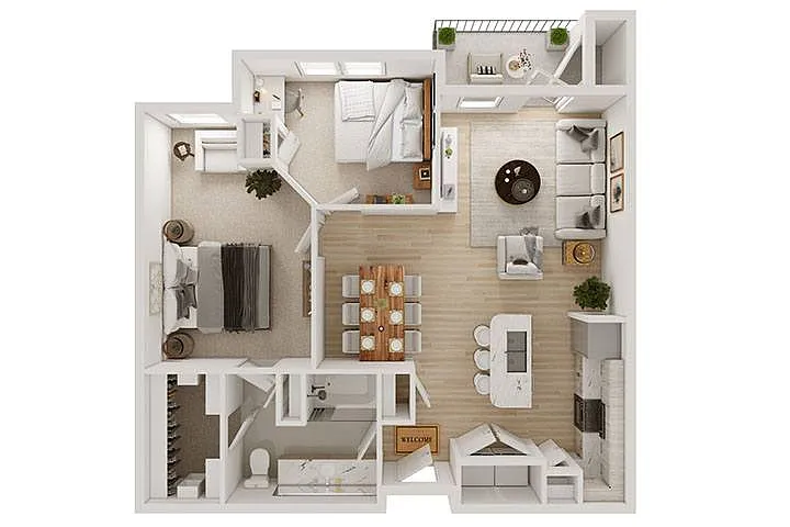 Floor plan B1A
