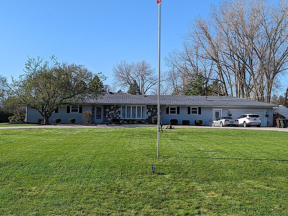 front from road