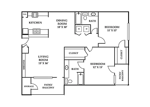 Floor plan Woodland SR