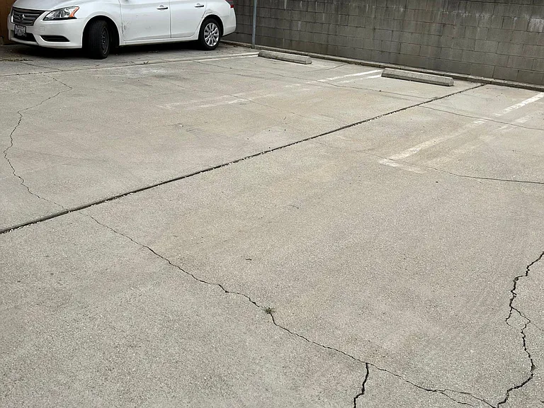 Reserved parking spot