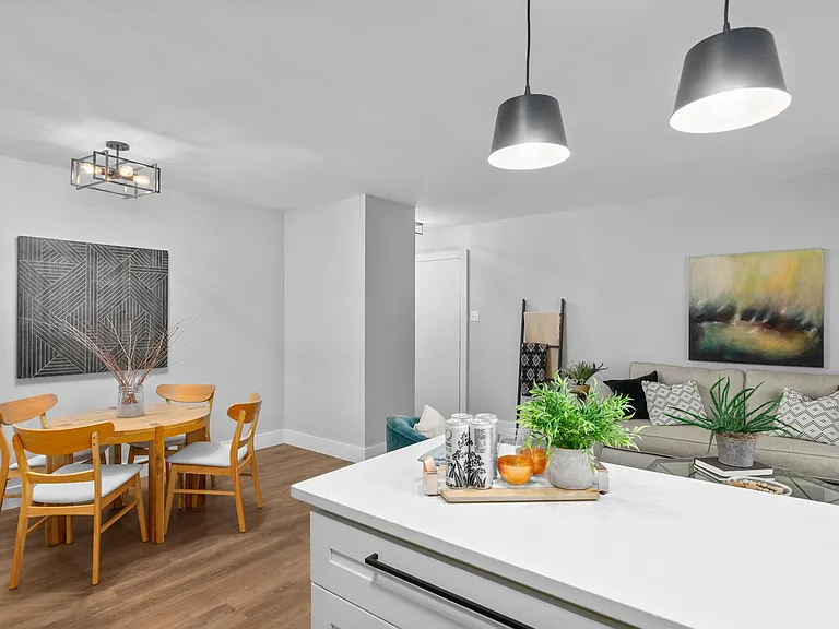 dining and living room