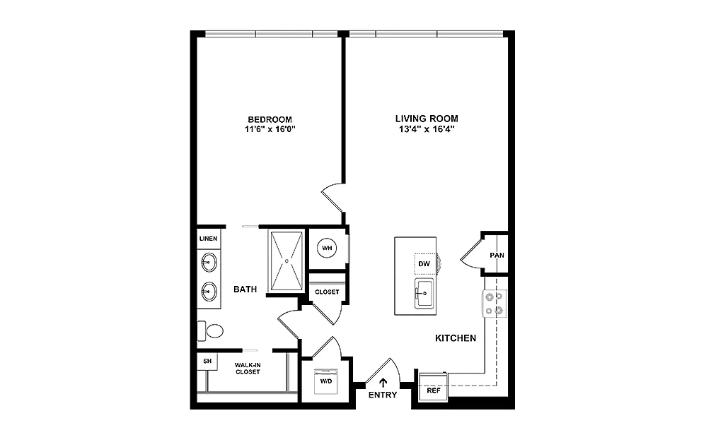 Floor plan A13