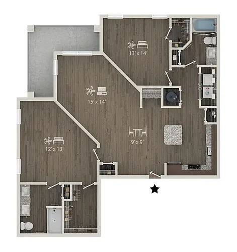 Floor plan Daylight