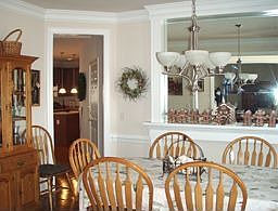 Formal Dining Room - plenty of room for all your furniture