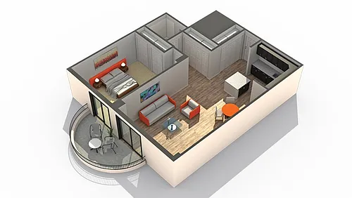 Floor plan Seven 35