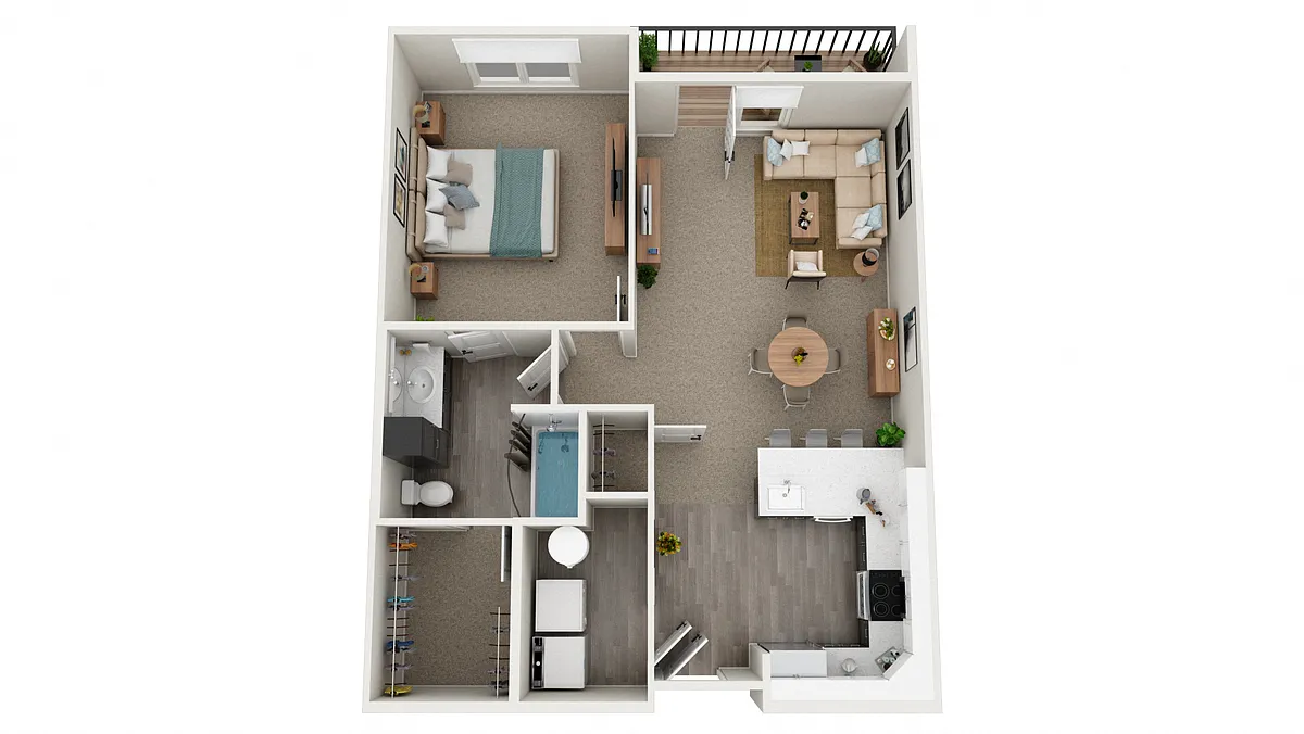 Floor plan Baker