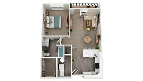 Floor plan Baker
