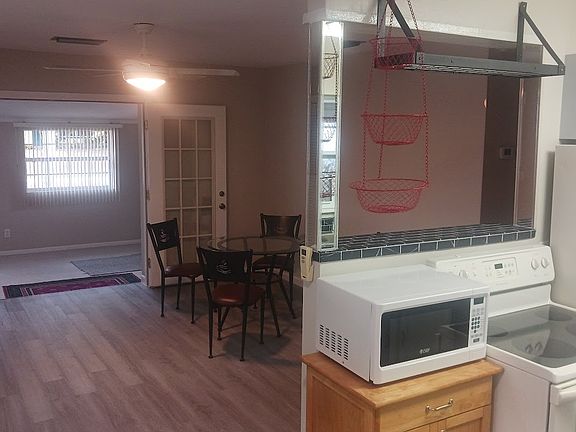 Living room and kitchen