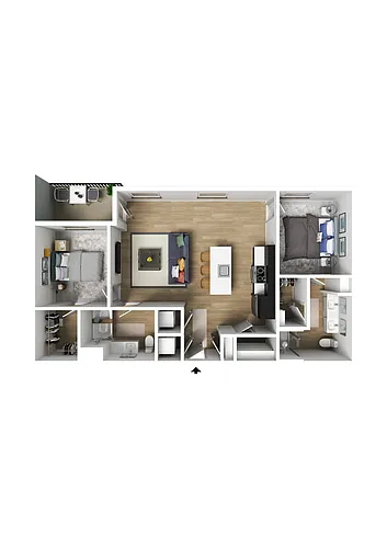 Floor plan B1