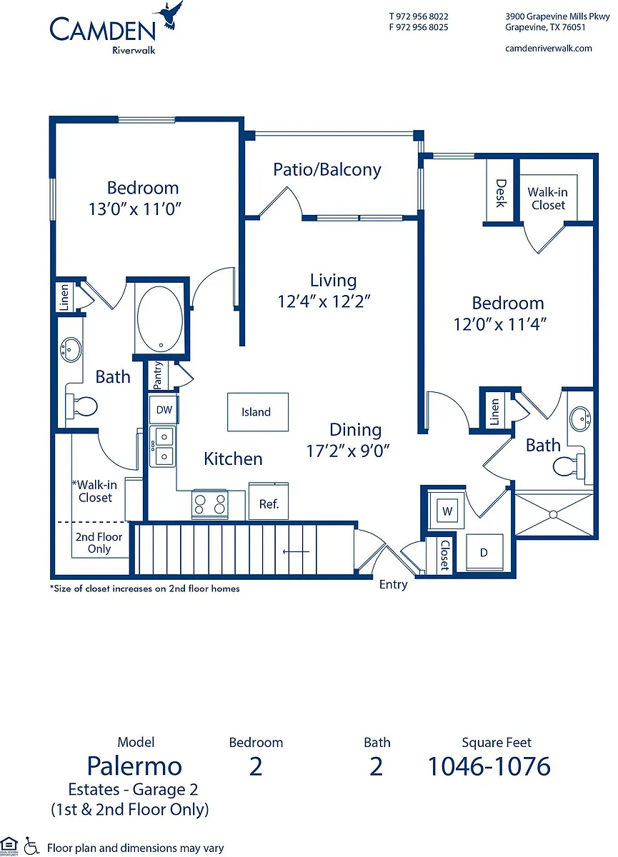 Floor plan Palermo Estates - Garage2
