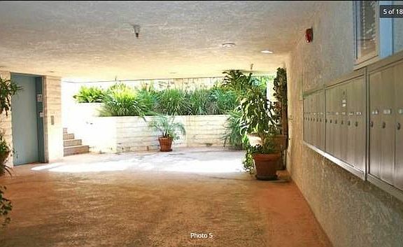 court yard and elevator