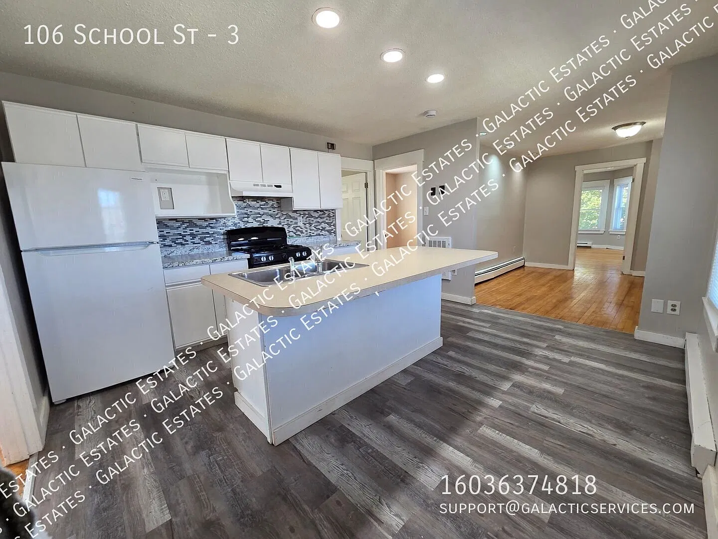 Charming Unit with Hardwood, Kitchen Island, Balcony & Deck — Photo 1