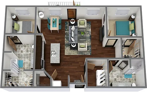 Floor plan Phase 2 2 Bedroom