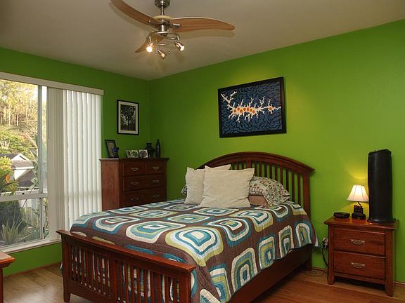 Master bedroom from living room