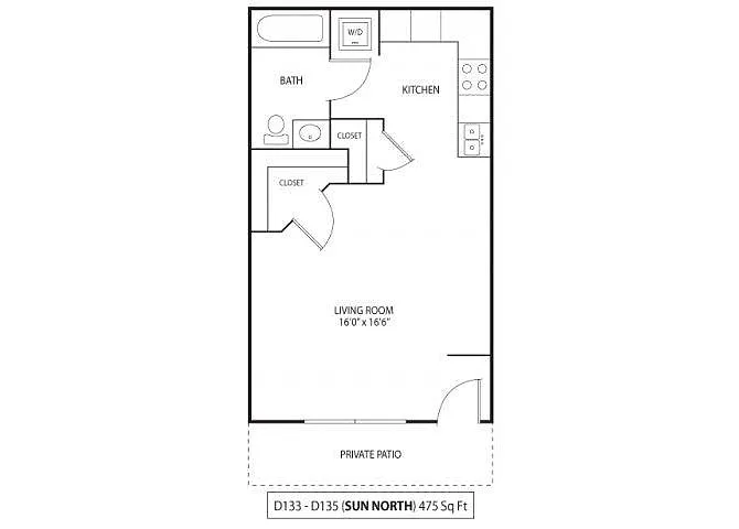 Floor plan Sun North