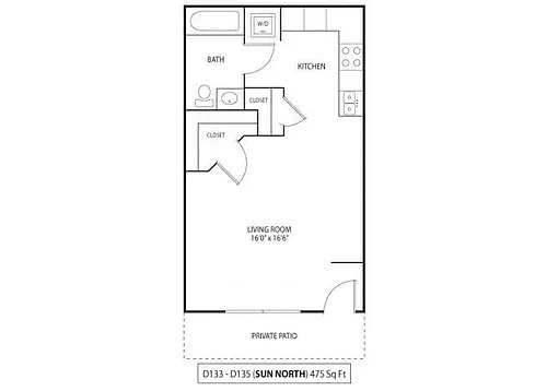 Floor plan Sun North