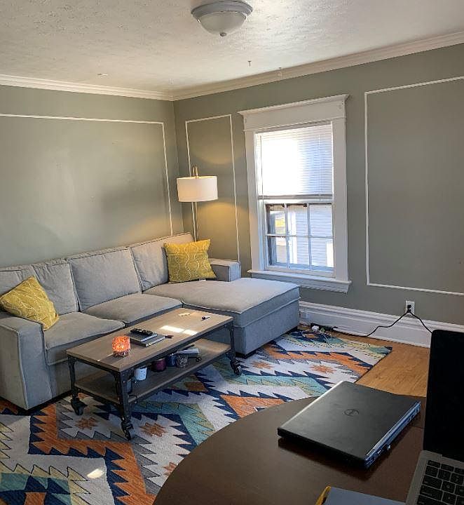 Spacious living room with plenty of natural light
