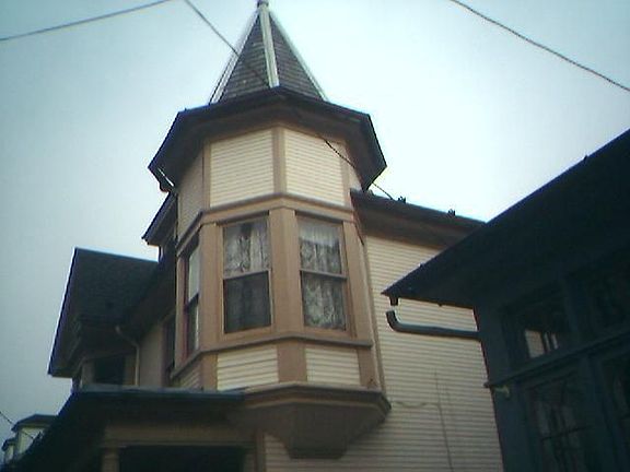 Close-up of turret