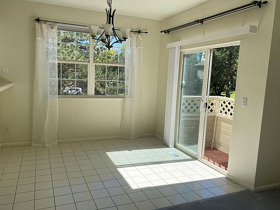 Dining area and balcony