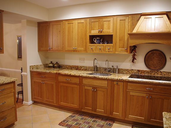 Cherry cabs & granite