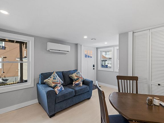 Comfortable seating with a minisplit for heating/cooling.