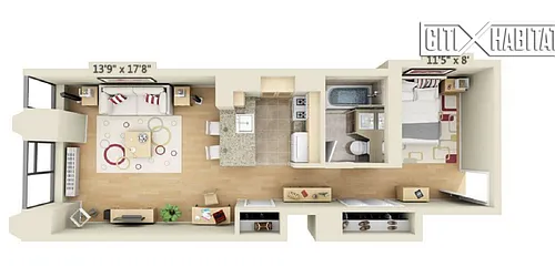 Rented by Citi Habitats