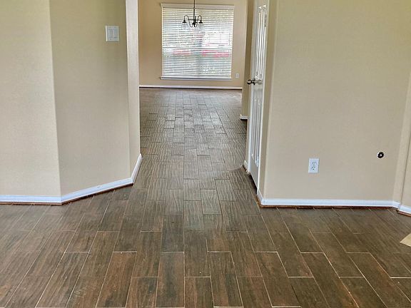 Living room view to dining room