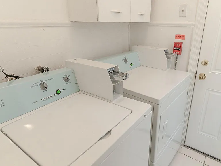 On-site washer and dryer