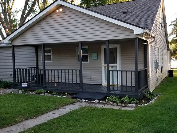 Road side of house