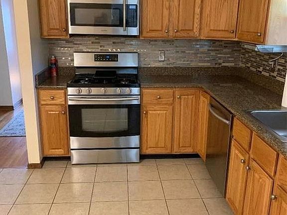 Kitchen with granite