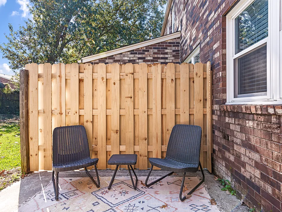 Patio out back