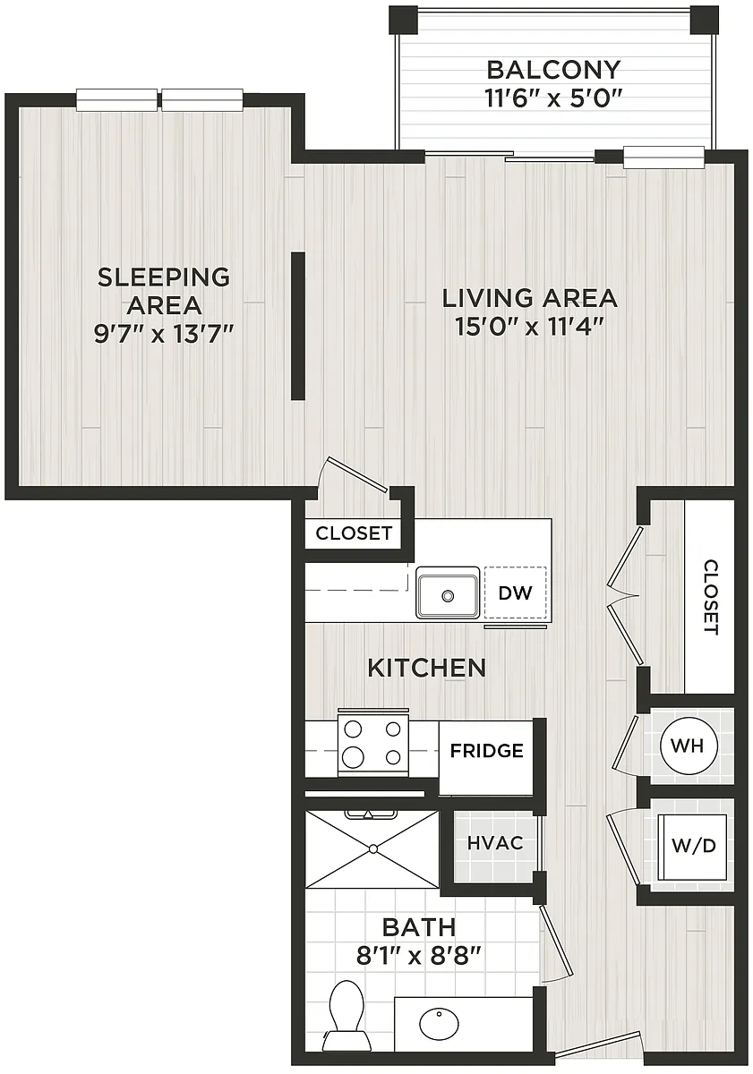 Floor plan Studio-A2