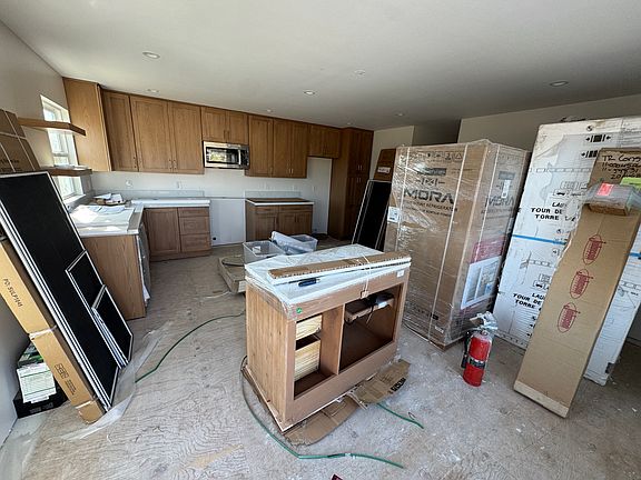 Kitchen with full size appliances