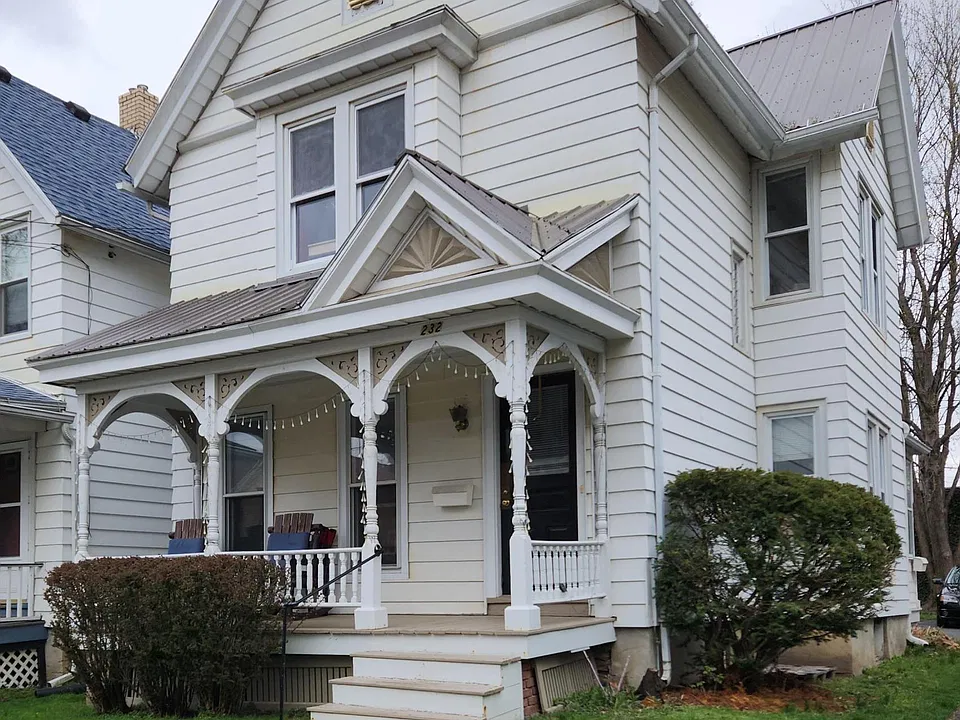 232 Merriman, with shared front porch for visiting with the neighbors.
