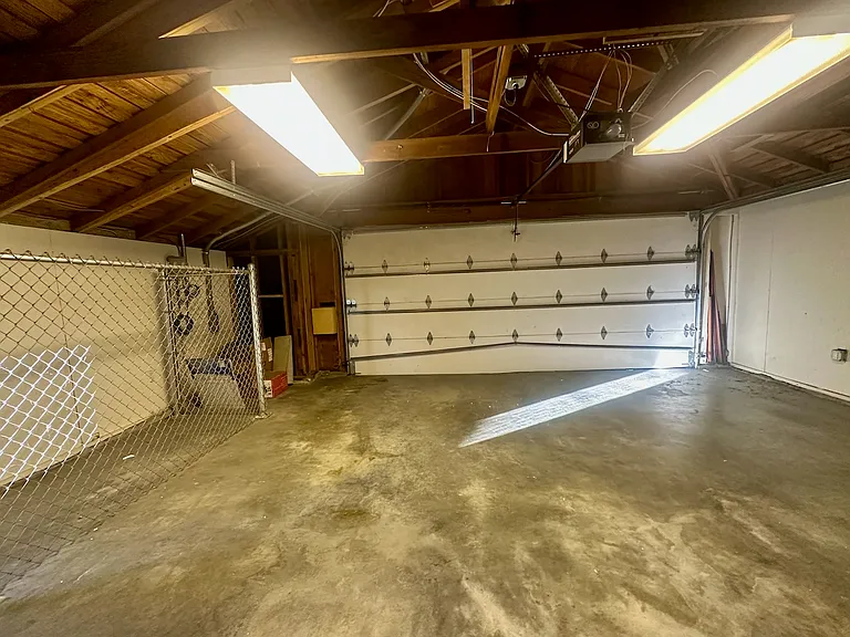2 car garage. Access through kitchen.