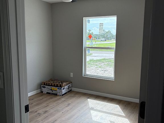 Spacious bedroom with natural light