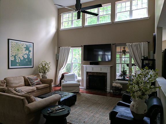 two story living room