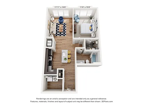 Floor plan Bluestem East