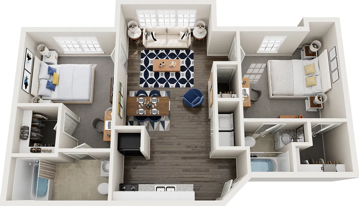Floor plan 2X2