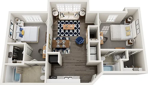 Floor plan 2X2