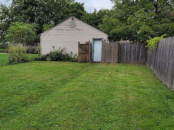Large backyard 