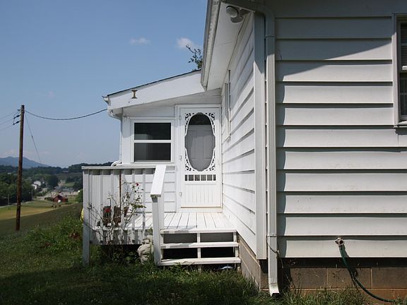 Porch leading to sun porch.