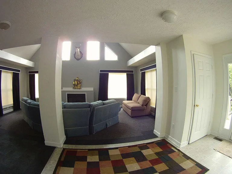 Living room from entry Foyer
