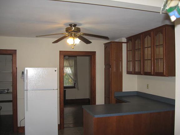 Kitchen open to dining rm.